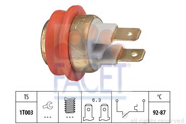 Comutator temperatura, ventilator radiator