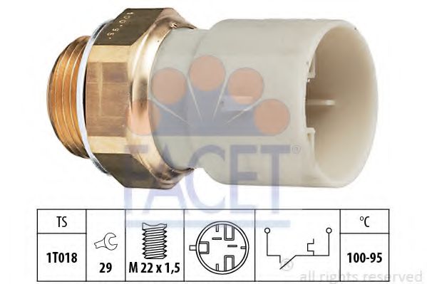 Comutator temperatura, ventilator radiator