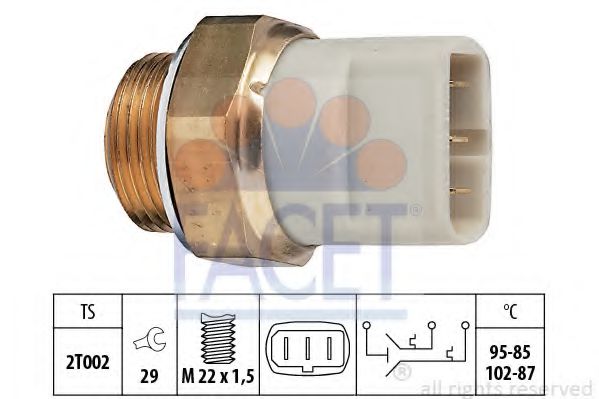 Comutator temperatura, ventilator radiator