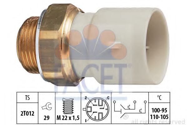 Comutator temperatura, ventilator radiator