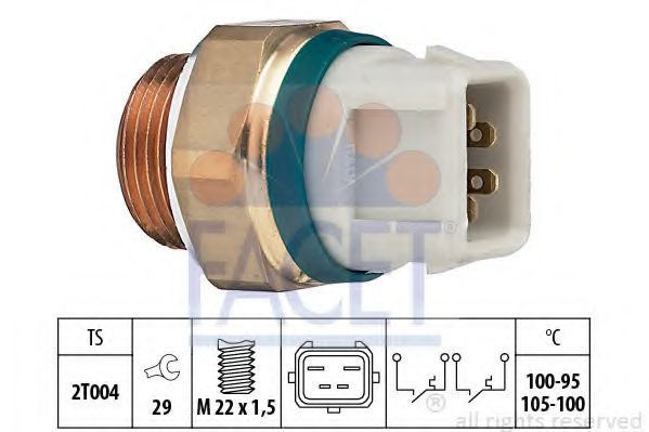 Comutator temperatura, ventilator radiator