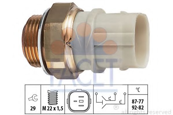 Comutator temperatura, ventilator radiator