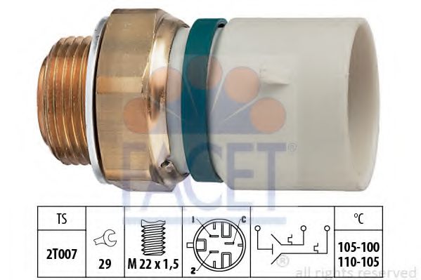 Comutator temperatura, ventilator radiator