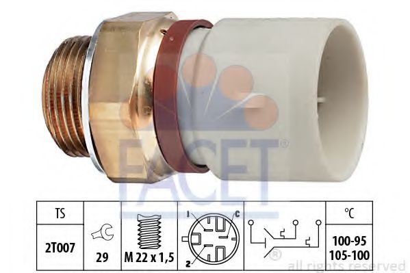 Comutator temperatura, ventilator radiator