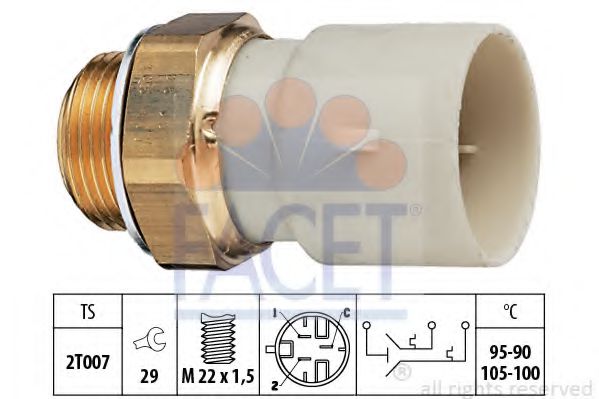 Comutator temperatura, ventilator radiator