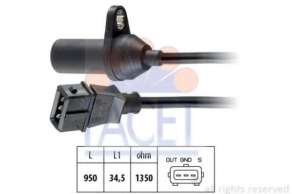 Senzor impulsuri, arbore cotit