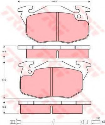 Set frana, frana disc