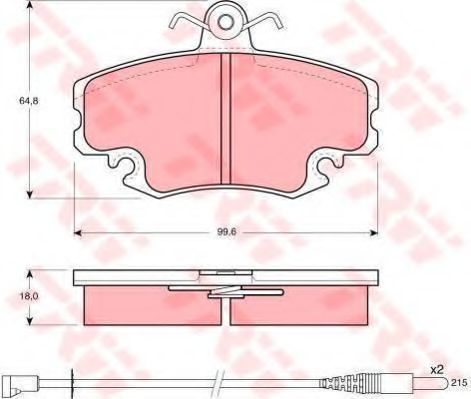 Set frana, frana disc