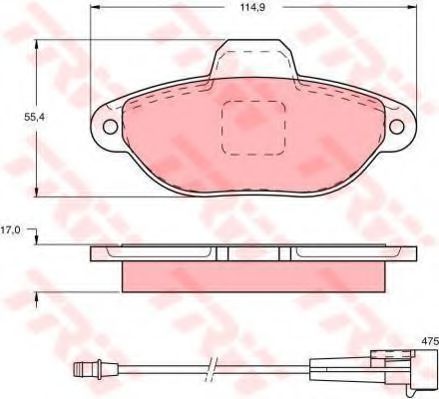Set frana, frana disc