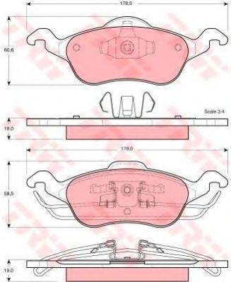 Set frana, frana disc