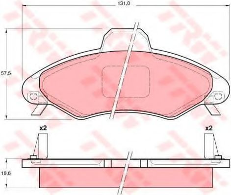 Set frana, frana disc