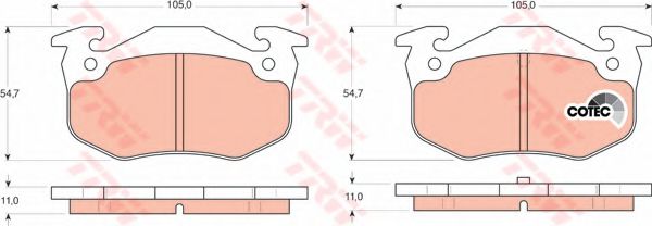 Set frana, frana disc