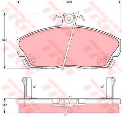 Set frana, frana disc