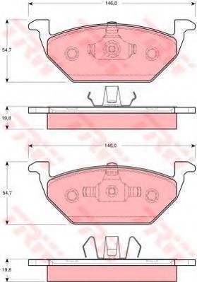 Set frana, frana disc