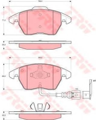 Set frana, frana disc
