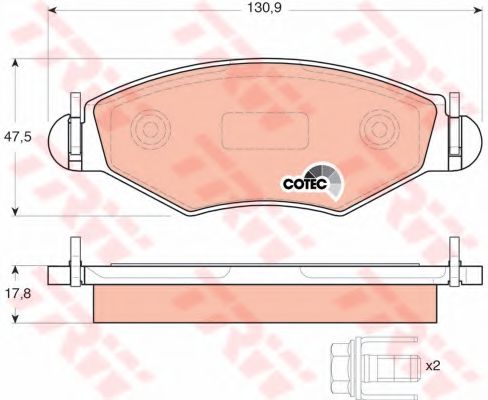 Set frana, frana disc