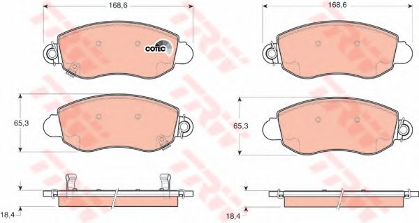 Set frana, frana disc