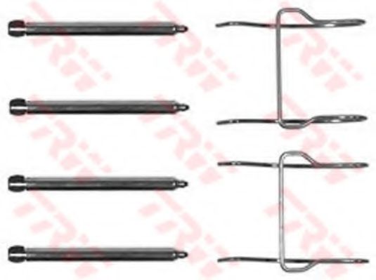 Set accesorii, placute frana