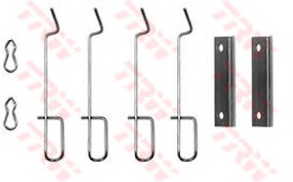 Set accesorii, placute frana