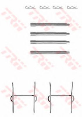 Set accesorii, placute frana