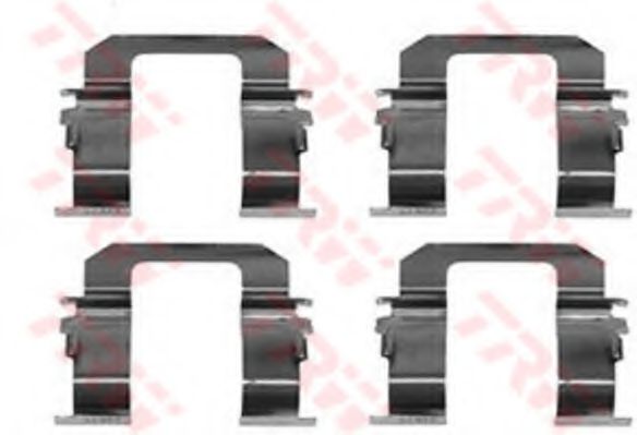 Set accesorii, placute frana