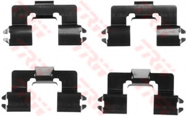 Set accesorii, placute frana