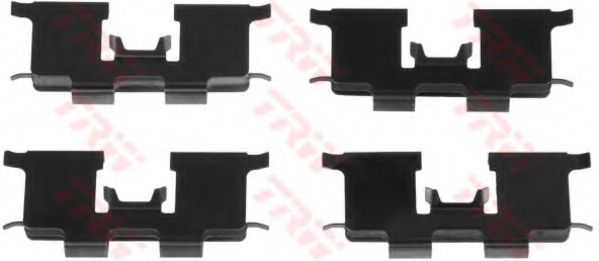 Set accesorii, placute frana