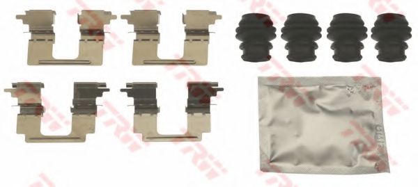 Set accesorii, placute frana