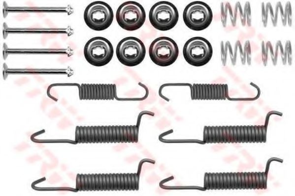 set accesorii, saboti frana parcare