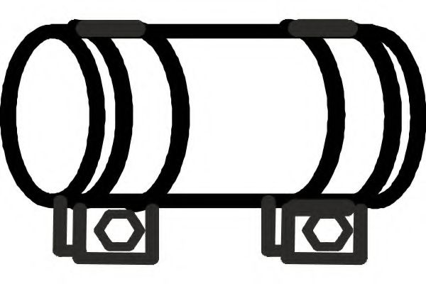 Conector teava, sistem de esapament