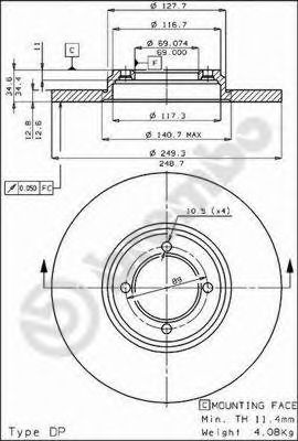 Disc frana