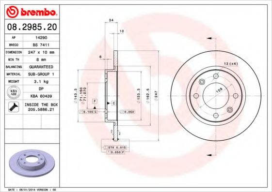 Disc frana