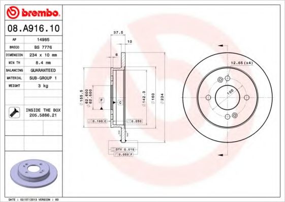 Disc frana