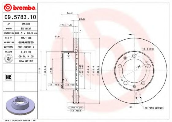 Disc frana