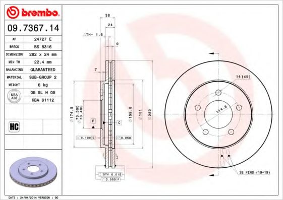 Disc frana