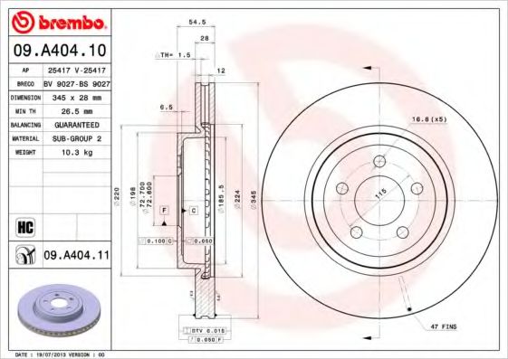 Disc frana