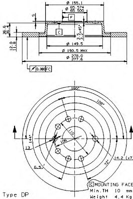 Disc frana