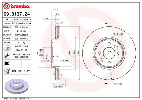 Disc frana