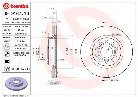 Disc frana