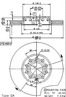 Disc frana