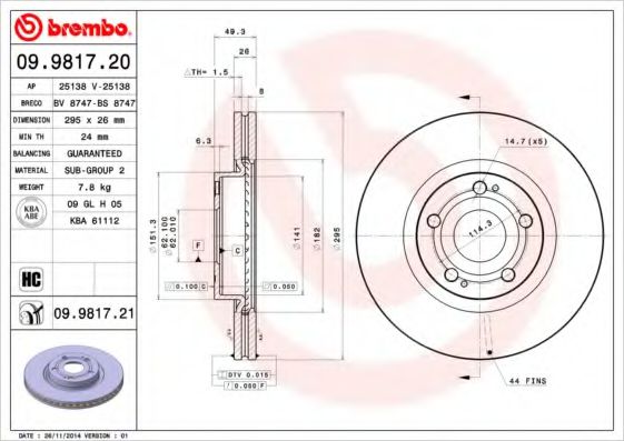 Disc frana