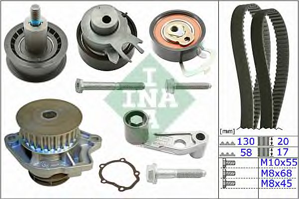 Set pompa apa + curea dintata