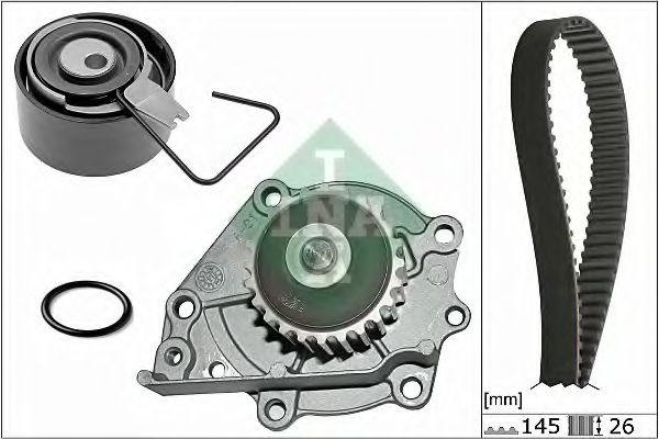 Set pompa apa + curea dintata