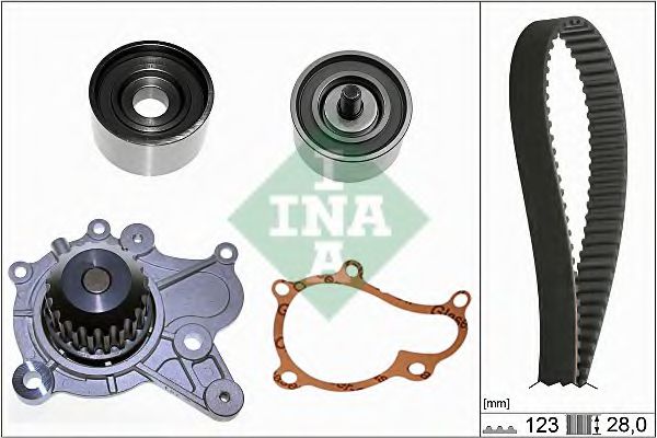 Set pompa apa + curea dintata