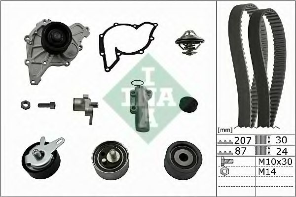 Set pompa apa + curea dintata