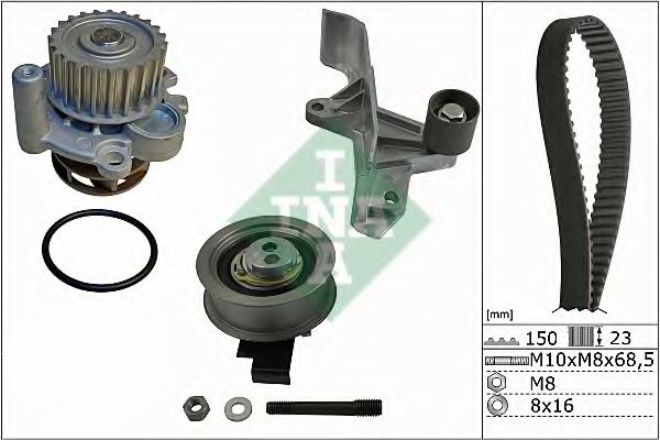 Set pompa apa + curea dintata