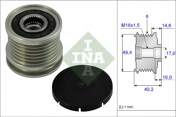 Sistem roata libera, generator