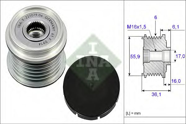 Sistem roata libera, generator