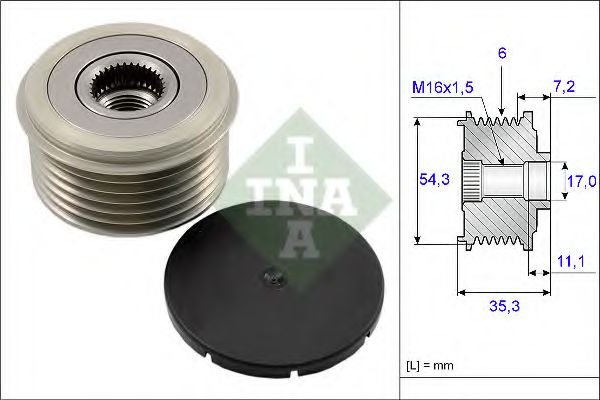 Sistem roata libera, generator
