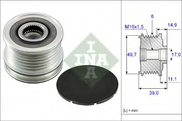 Sistem roata libera, generator